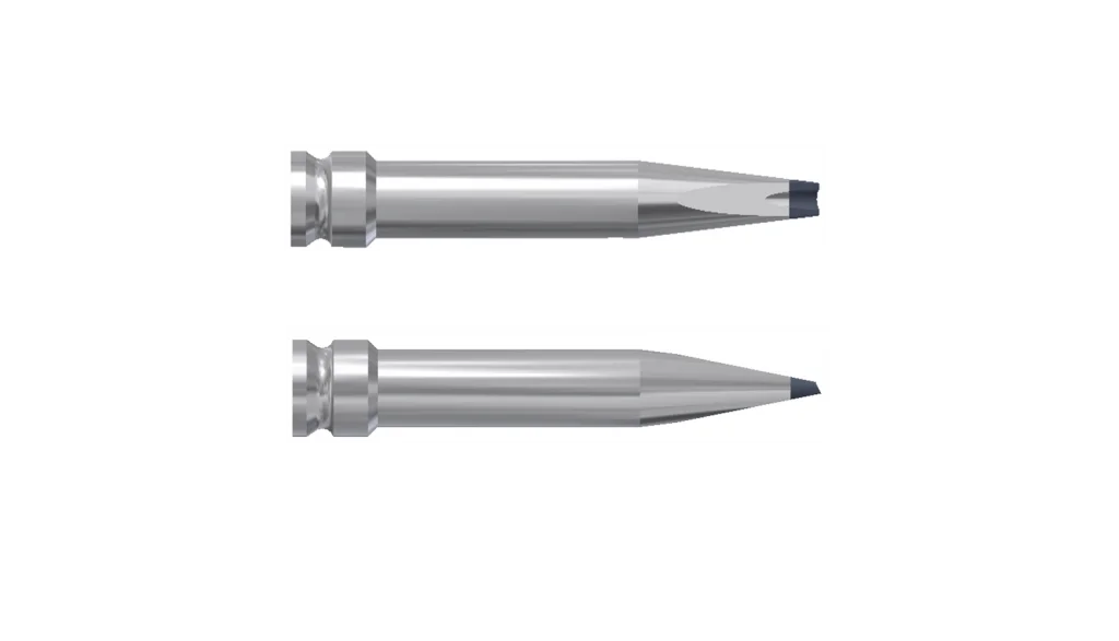Chisel shaped solder tip 150W 2.2mm V4G 25°