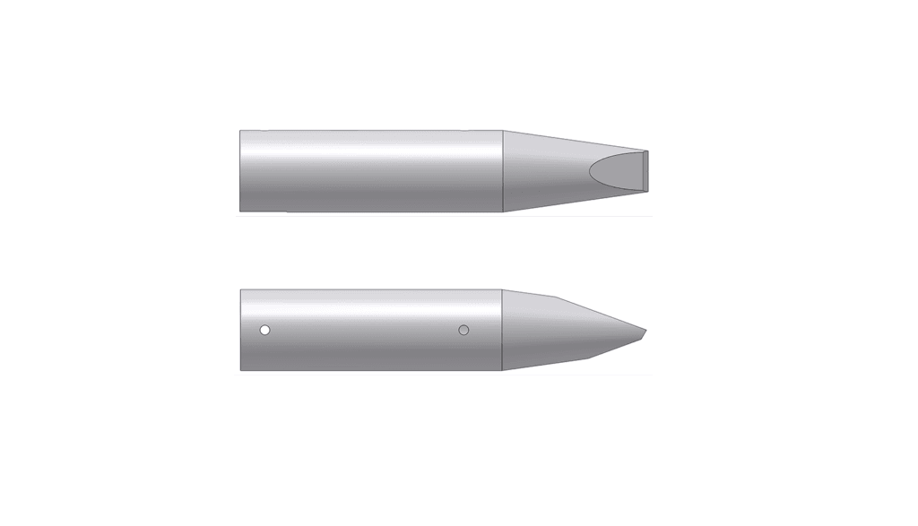 Chisel shaped solder tip 80W 5.0mm 30°