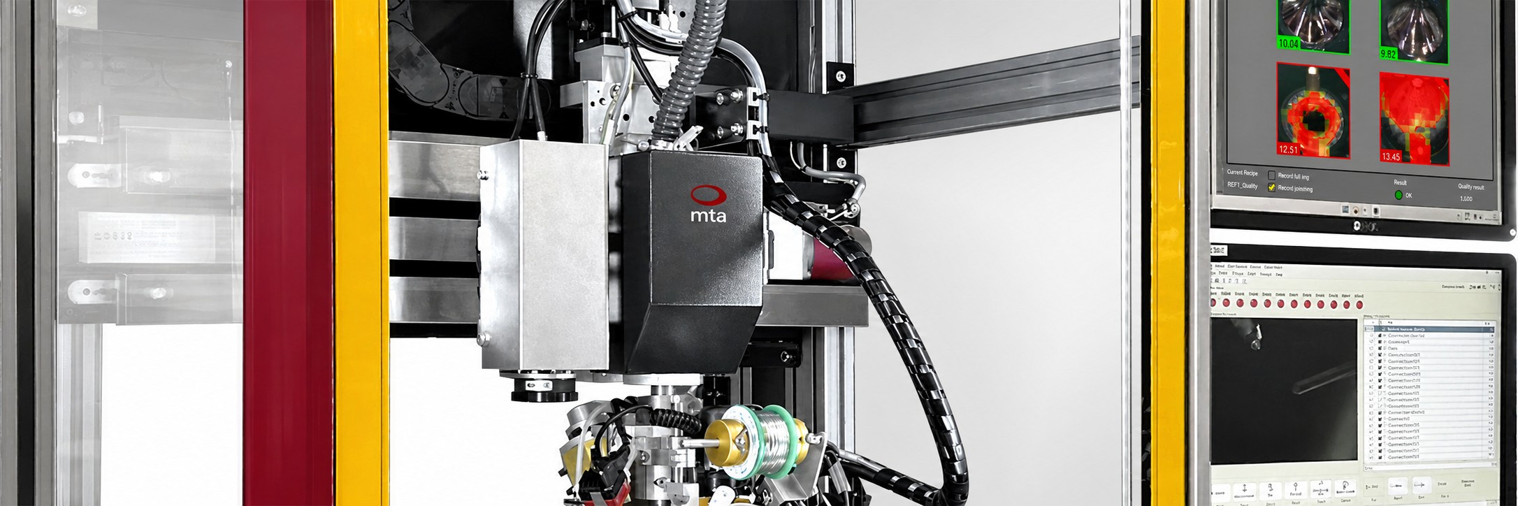 mta robotics AOI combined with AI in soldering and dispensing processes